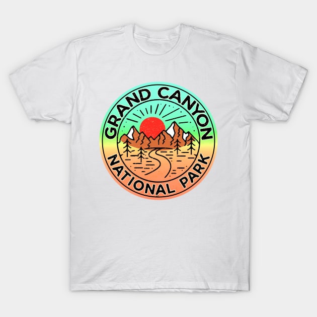 Grand Canyon National Park Arizona Mountains Laptop T-Shirt by TravelTime